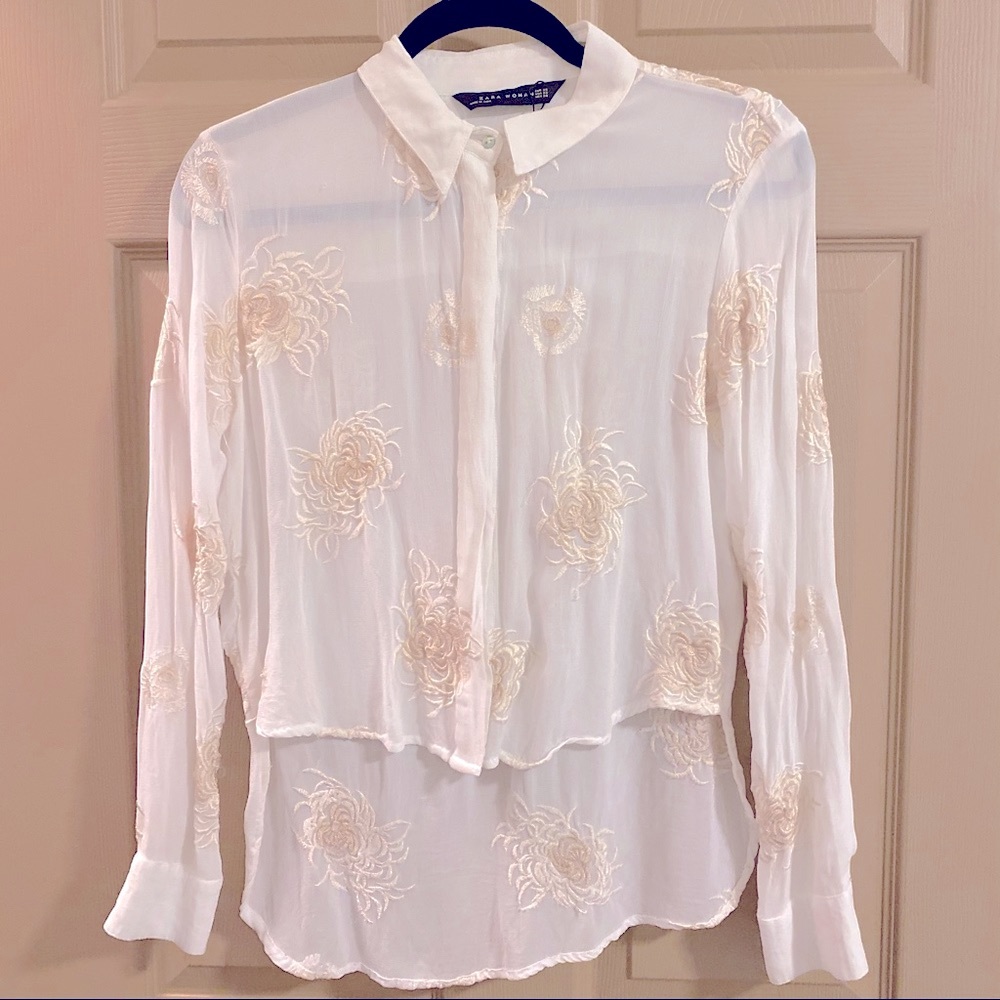 Zara Woman // button down XS